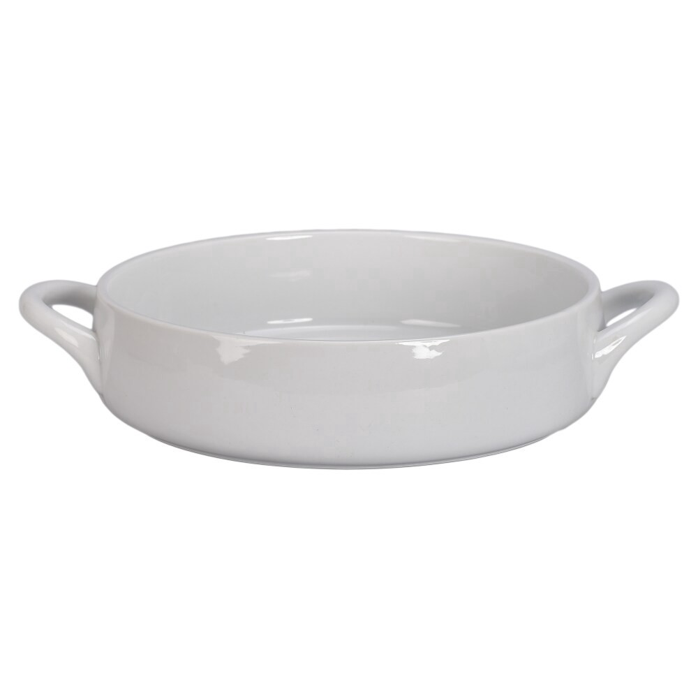 slide 5 of 5, Dash of That Baking Dish With Oversized Handles - White, 11 in