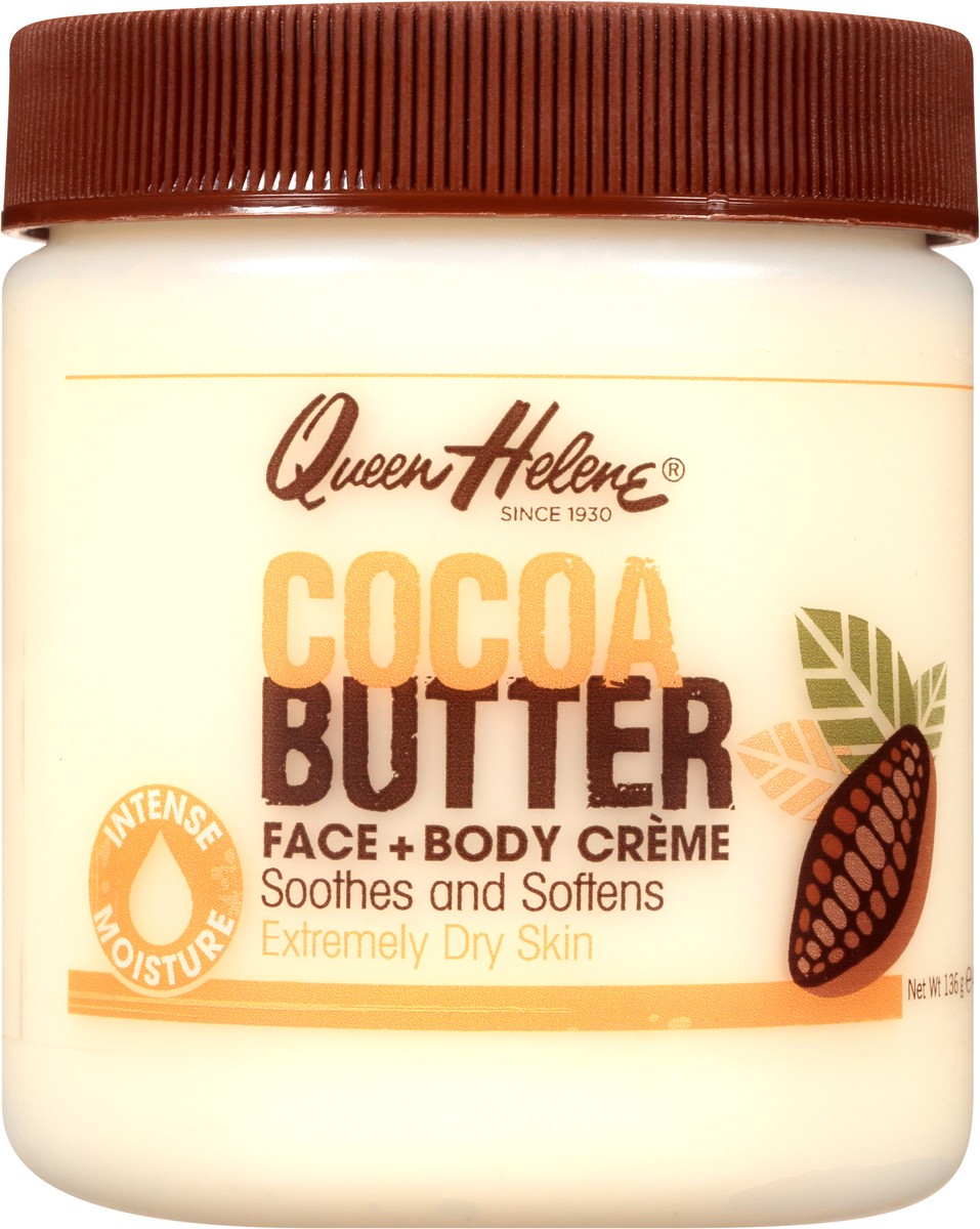 slide 10 of 11, Queen Helene Cocoa Butter Face + Body Creme 4.8 oz. Jar, 4.8 oz
