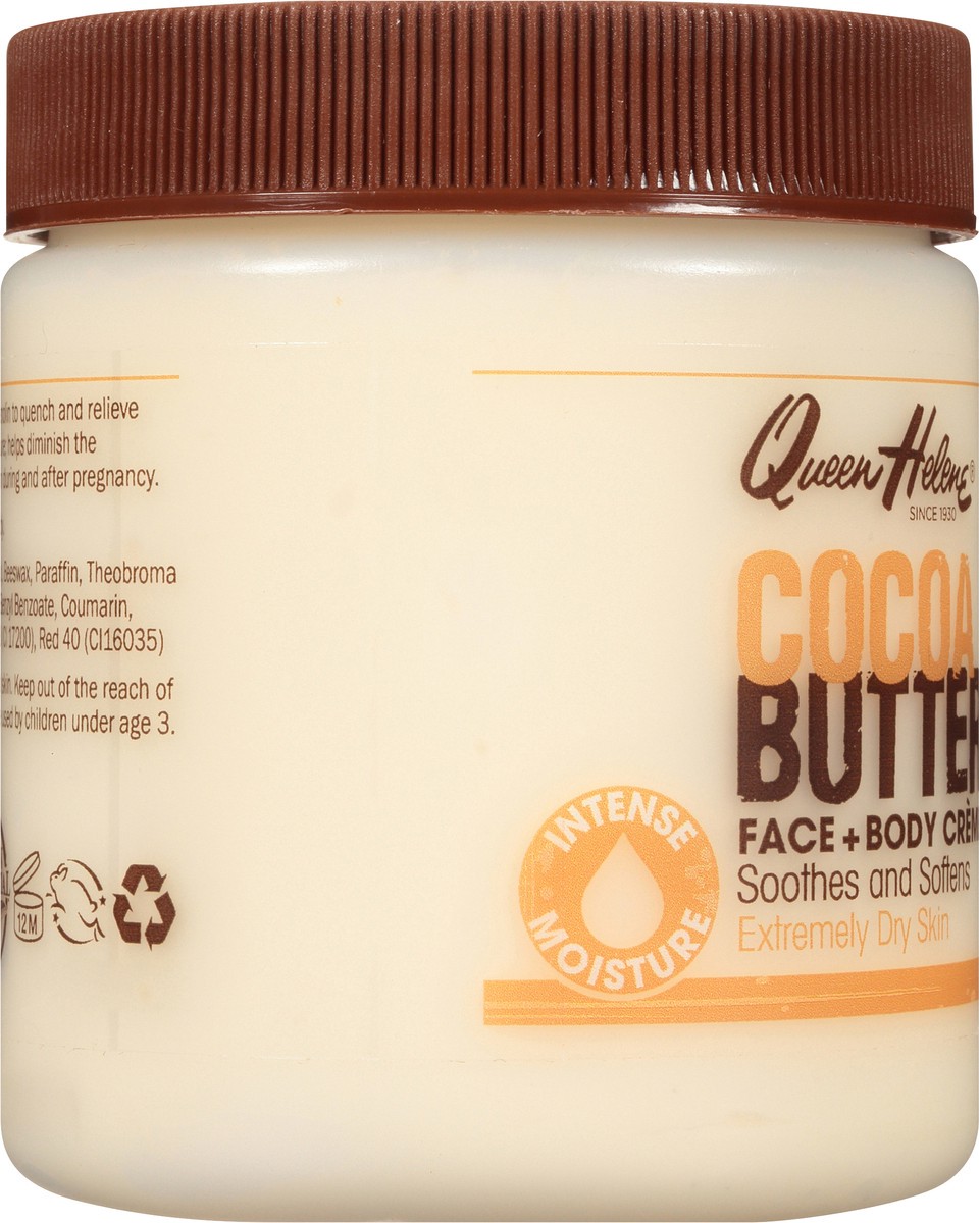 slide 11 of 11, Queen Helene Cocoa Butter Face + Body Creme 4.8 oz. Jar, 4.8 oz