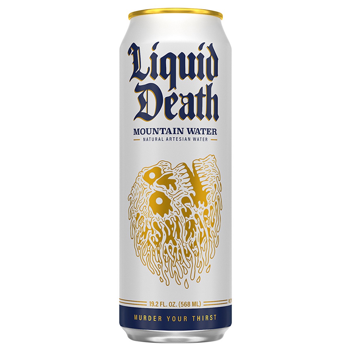 slide 1 of 2, Liquid Death Mountain Water, King Size Can - 19.20 fl oz, 19.20 fl oz