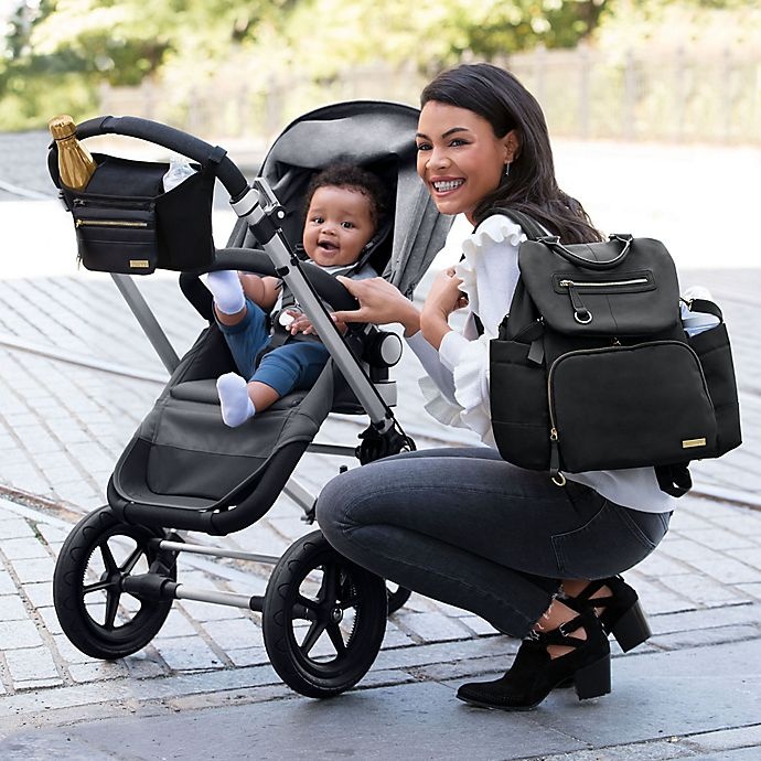 slide 6 of 11, Skip Hop SKIP*HOP Grab & Go Luxe Stroller Organizer - Black, 1 ct