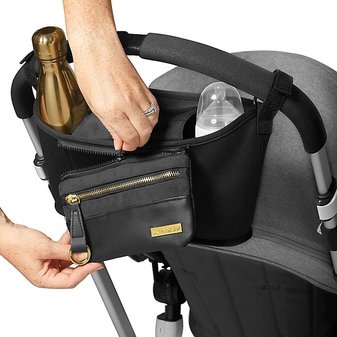 slide 7 of 11, Skip Hop SKIP*HOP Grab & Go Luxe Stroller Organizer - Black, 1 ct