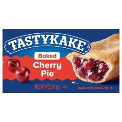 Tastykake Cherry Baked Pie, 4 oz. Box