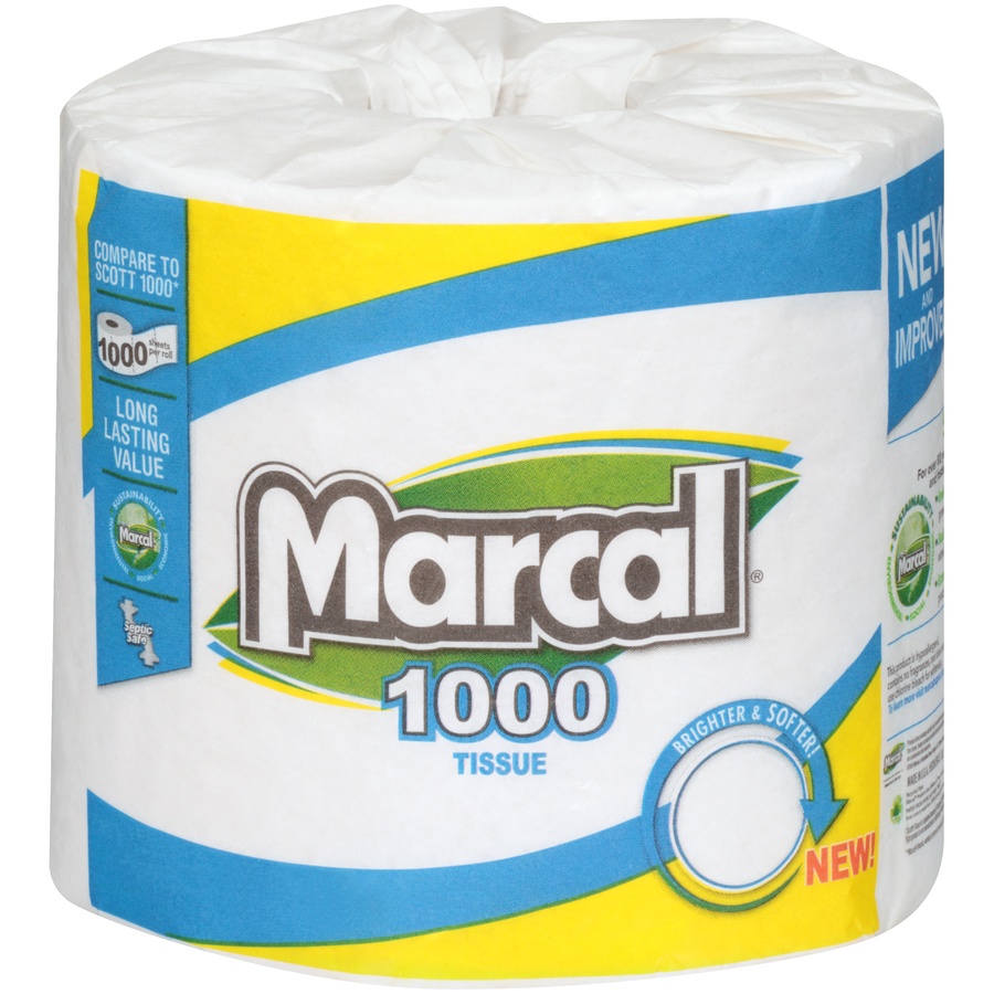 slide 1 of 1, Marcal Pride Marcal Tt Single White, 1000 ct