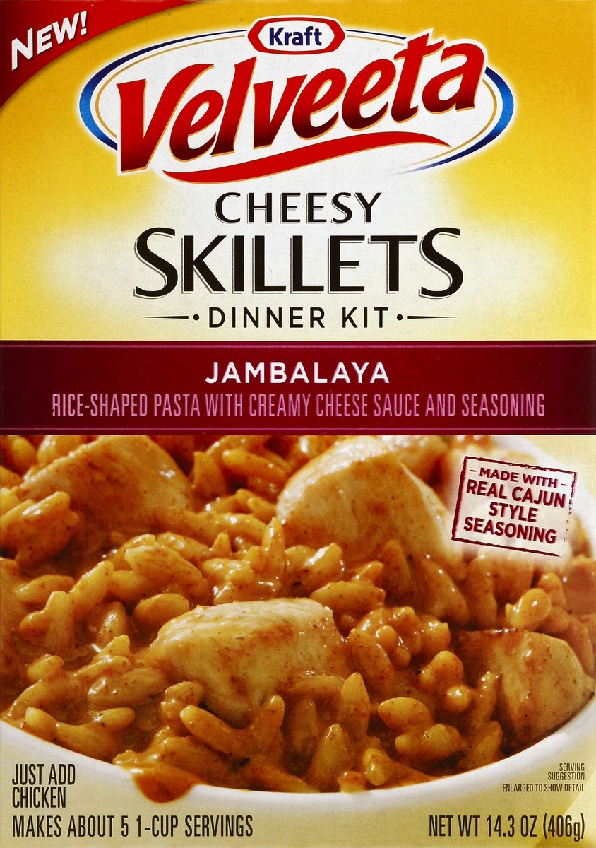 slide 4 of 4, Velveeta Dinner Kit, Jambalaya, 14.3 oz