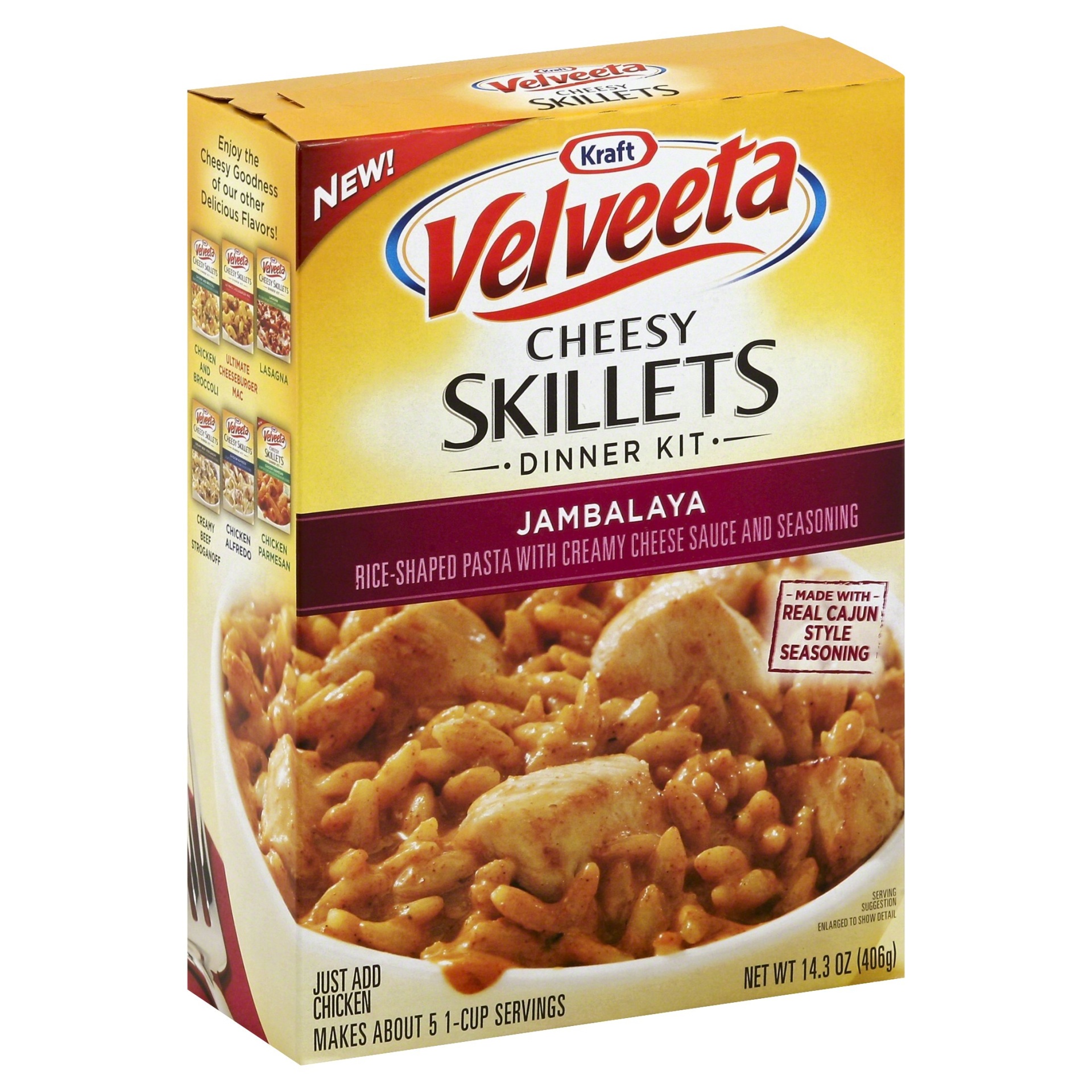 slide 1 of 4, Velveeta Dinner Kit, Jambalaya, 14.3 oz