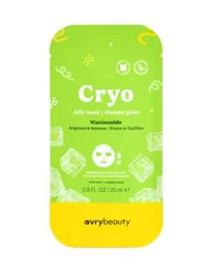 AvryBeauty Cryo Jelly Facial Mask - Niacinamide, 0.8 fl oz