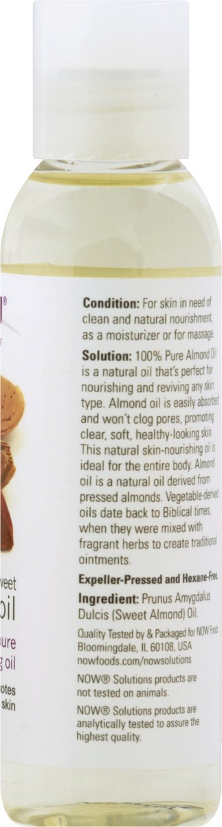 slide 6 of 7, NOW Foods Pure Sweet Almond Oil, 4 fl oz