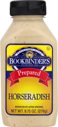 Bookbinder's Prepared Horseradish 9.75 oz