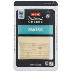 H-E-B Swiss Thin Sliced Cheese