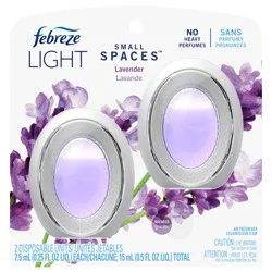 Febreze Bathroom Air Freshener, Odor-Fighting, Lavender Scent, 2 Count