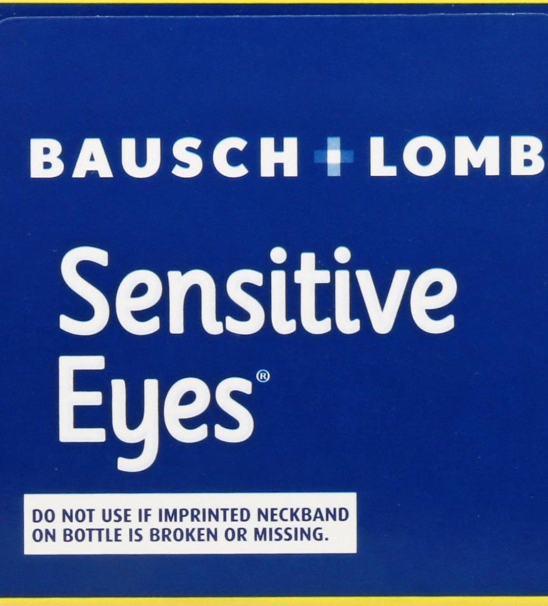 slide 6 of 12, Sensitive Eyes Saline Solution 12 oz, 12 fl oz