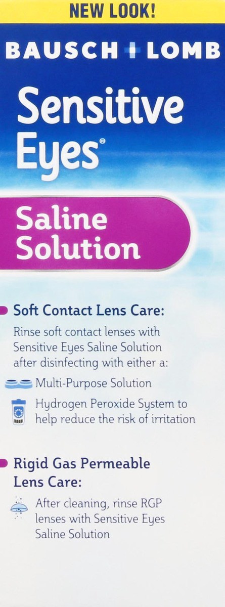 slide 5 of 12, Sensitive Eyes Saline Solution 12 oz, 12 fl oz