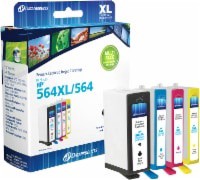 slide 1 of 1, Dataproducts Remanufactured Inkjet Cartridges For HP 564Xl/564 - Black Cyan Magenta Yellow, 4 ct