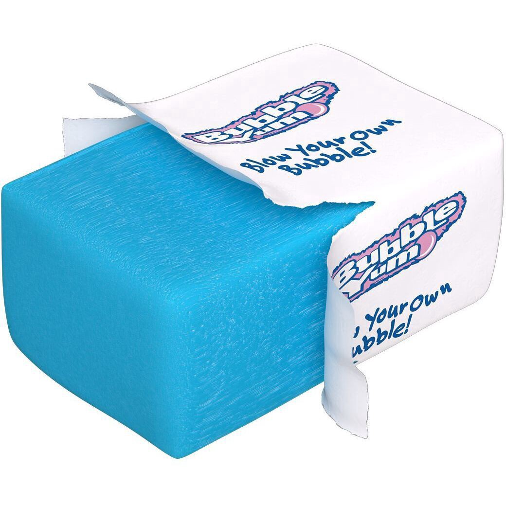 slide 3 of 4, Bubble Yum Cotton Candy Gum 10 Pieces, 10 ct