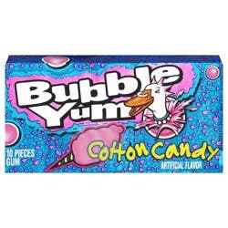 Bubble Yum Cotton Candy Flavored Chewy Bubble Gum Pack - 2.82 oz