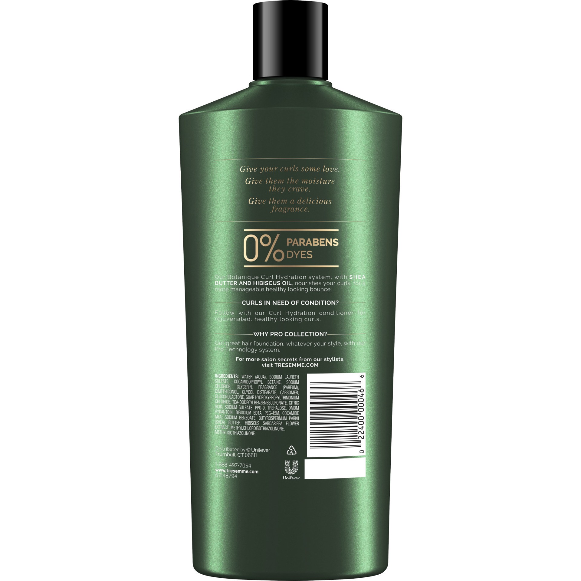 slide 4 of 4, TRESemmé Botanique Shampoo Curl Hydration, 22 oz, 22 fl oz