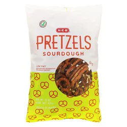 H-E-B Low Fat Sourdough Pretzels