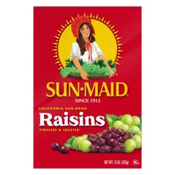 Sun-Maid Raisins No Sugar Added - 12 oz