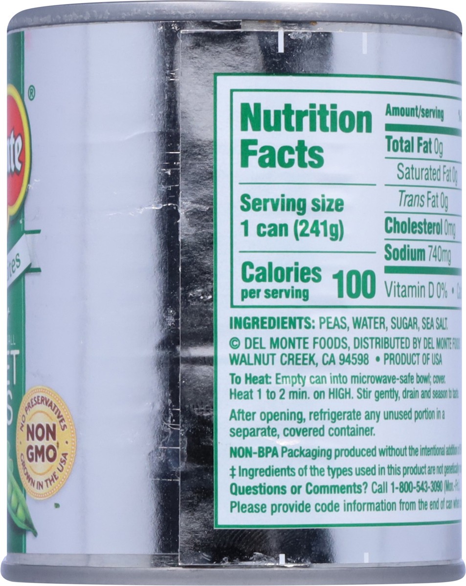 slide 8 of 13, Del Monte Tender Petites Fresh Cut Sweet Peas 8.5 oz, 8.5 oz