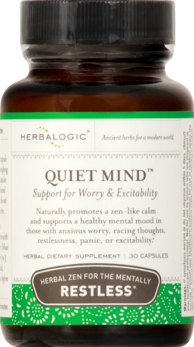 slide 2 of 11, Herbalogic Capsules Quiet Mind 30 ea, 30 ct