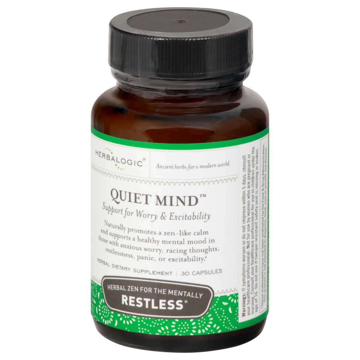 slide 9 of 11, Herbalogic Capsules Quiet Mind 30 ea, 30 ct