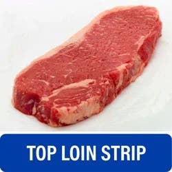 Choice Boneless Top Loin Beef Strip Steak