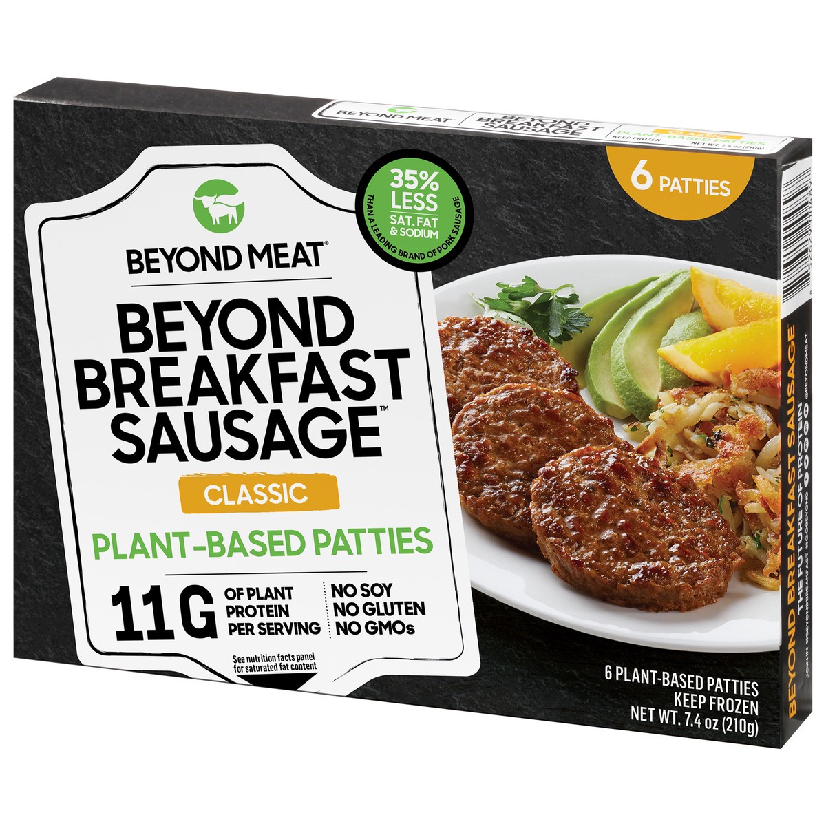 slide 2 of 9, Beyond Meat Patties, 6 ct