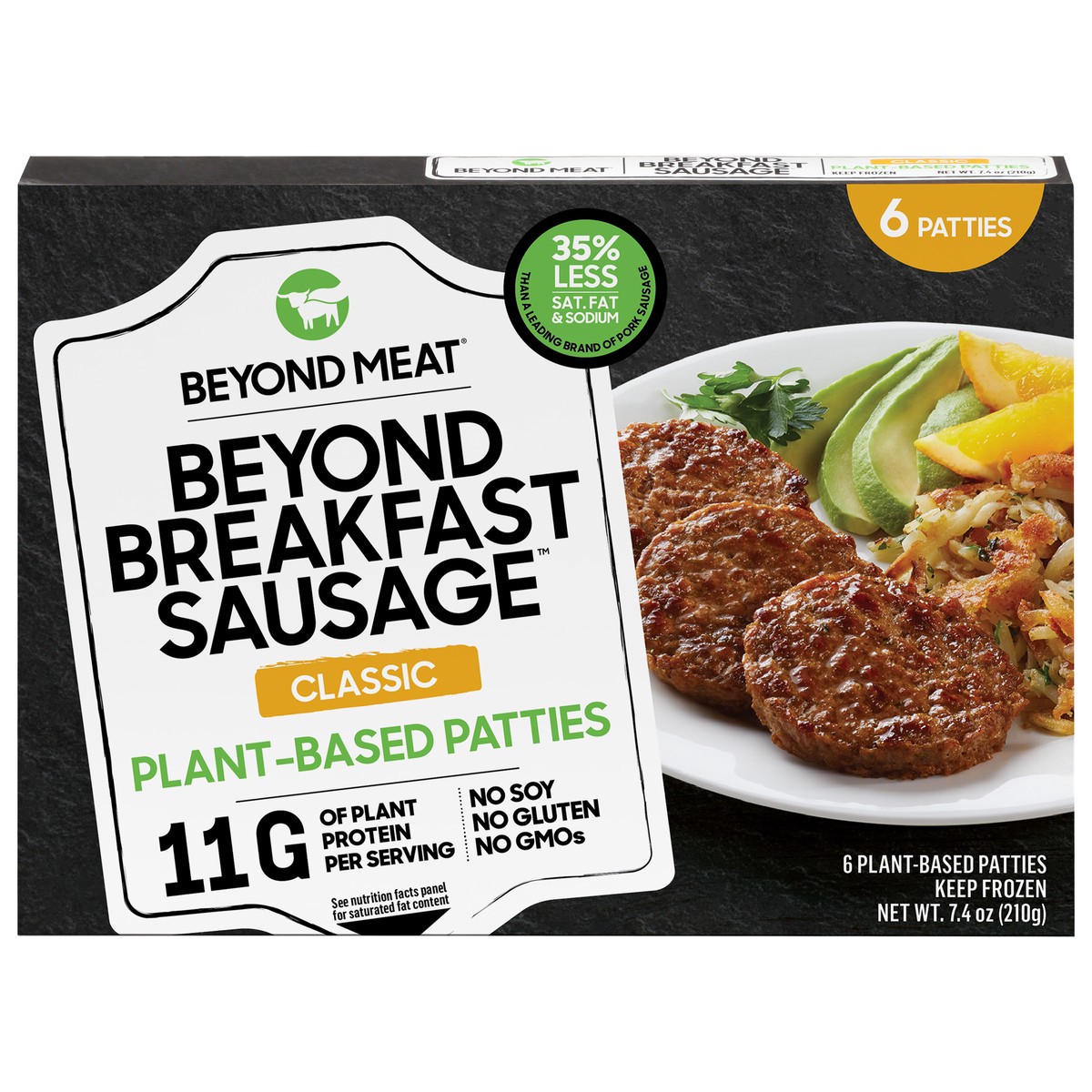 slide 1 of 9, Beyond Meat Patties, 6 ct