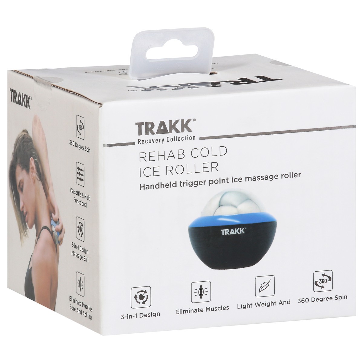 slide 7 of 9, Trakk Rehab Cold Ice Roller 1 ea, 1 ct