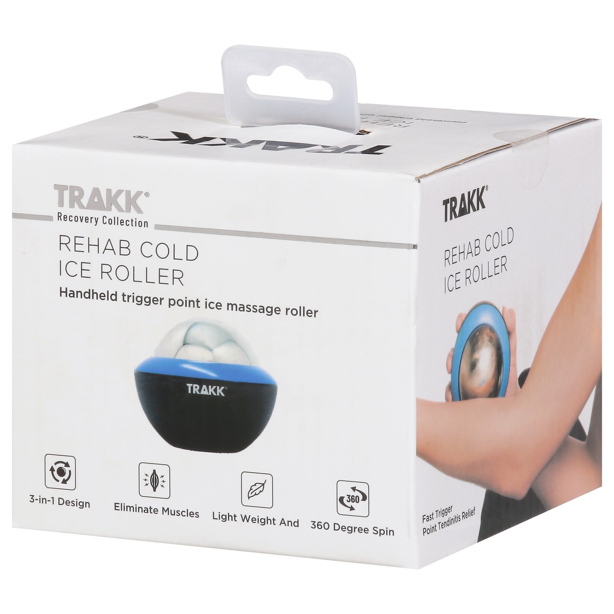slide 5 of 9, Trakk Rehab Cold Ice Roller 1 ea, 1 ct