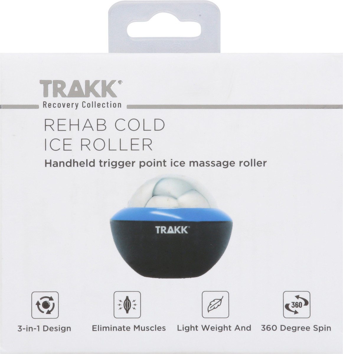 slide 9 of 9, Trakk Rehab Cold Ice Roller 1 ea, 1 ct