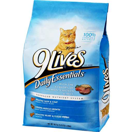 slide 3 of 9, 9Lives Daily Essentials Adult Cat Food, 3.15 lb