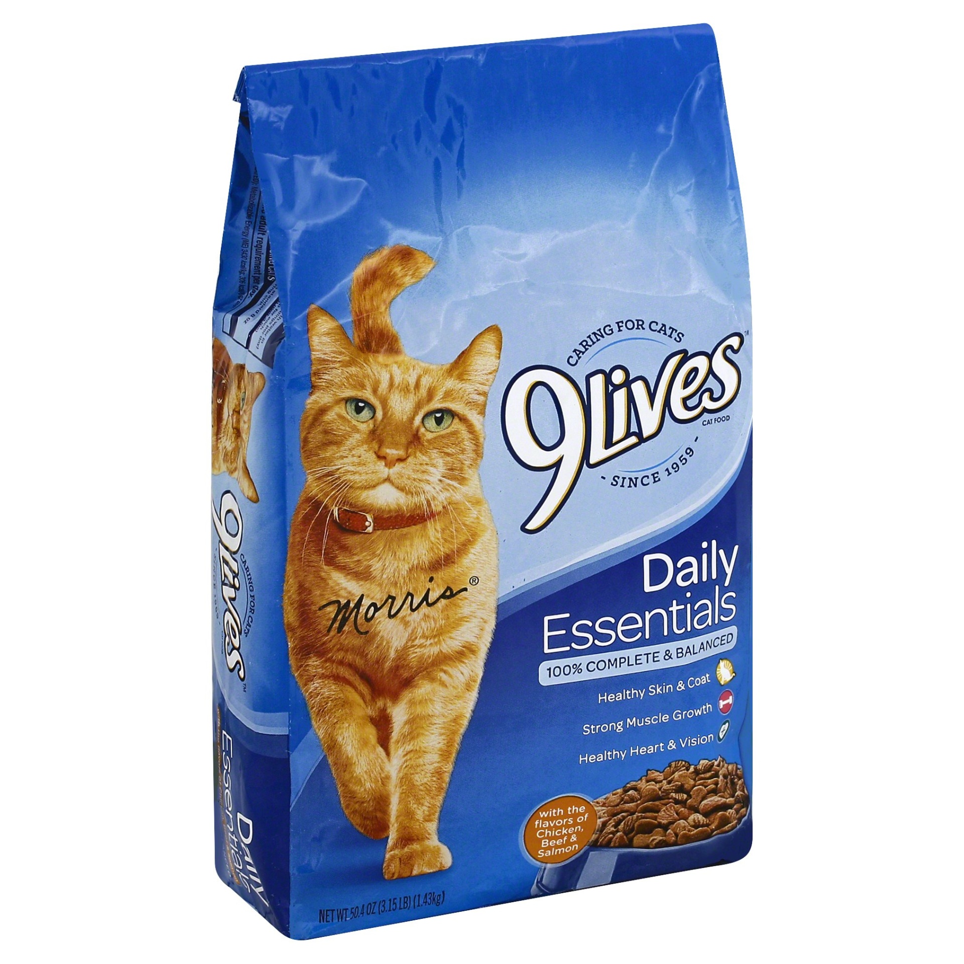 slide 1 of 9, 9Lives Daily Essentials Adult Cat Food, 3.15 lb
