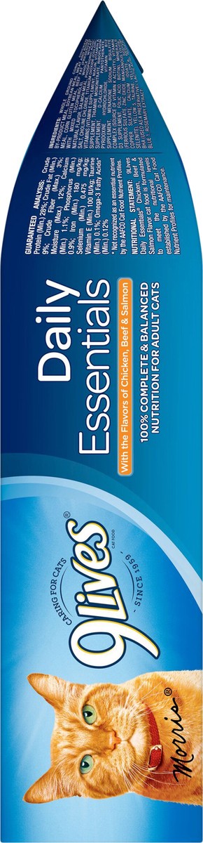 slide 3 of 8, 9Lives Daily Essentials Dry Cat Food, 3.15 lb. Bag, 3.15 lb