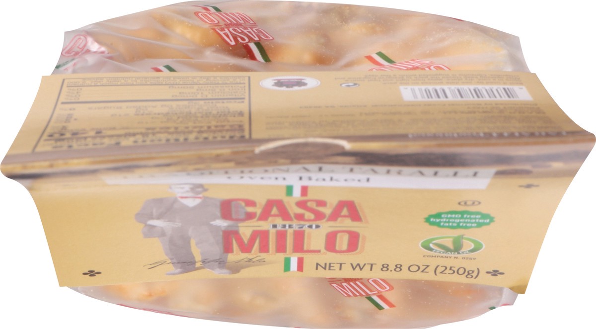 slide 4 of 9, Casa Milo Taralli, Traditional, Oven Baked, 8.8 oz