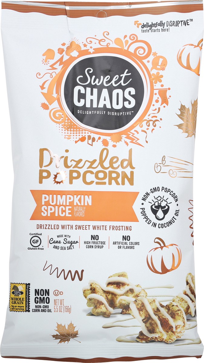 slide 2 of 12, Sweet Chaos Drizzled Pumpkin Spice Popcorn 5.5 oz, 5.5 oz