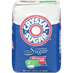 Crystal Sugar Granulated Sugar 10 lb