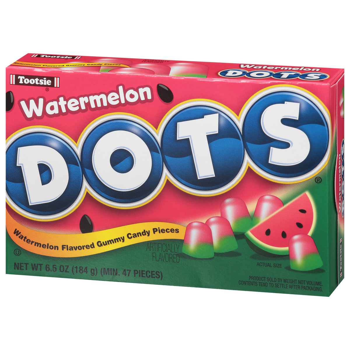 slide 7 of 13, DOTS Watermelon Flavored Gummy Candy Pieces 6.5 oz, 6.5 oz