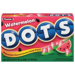 DOTS Watermelon Flavored Gummy Candy Pieces 6.5 oz