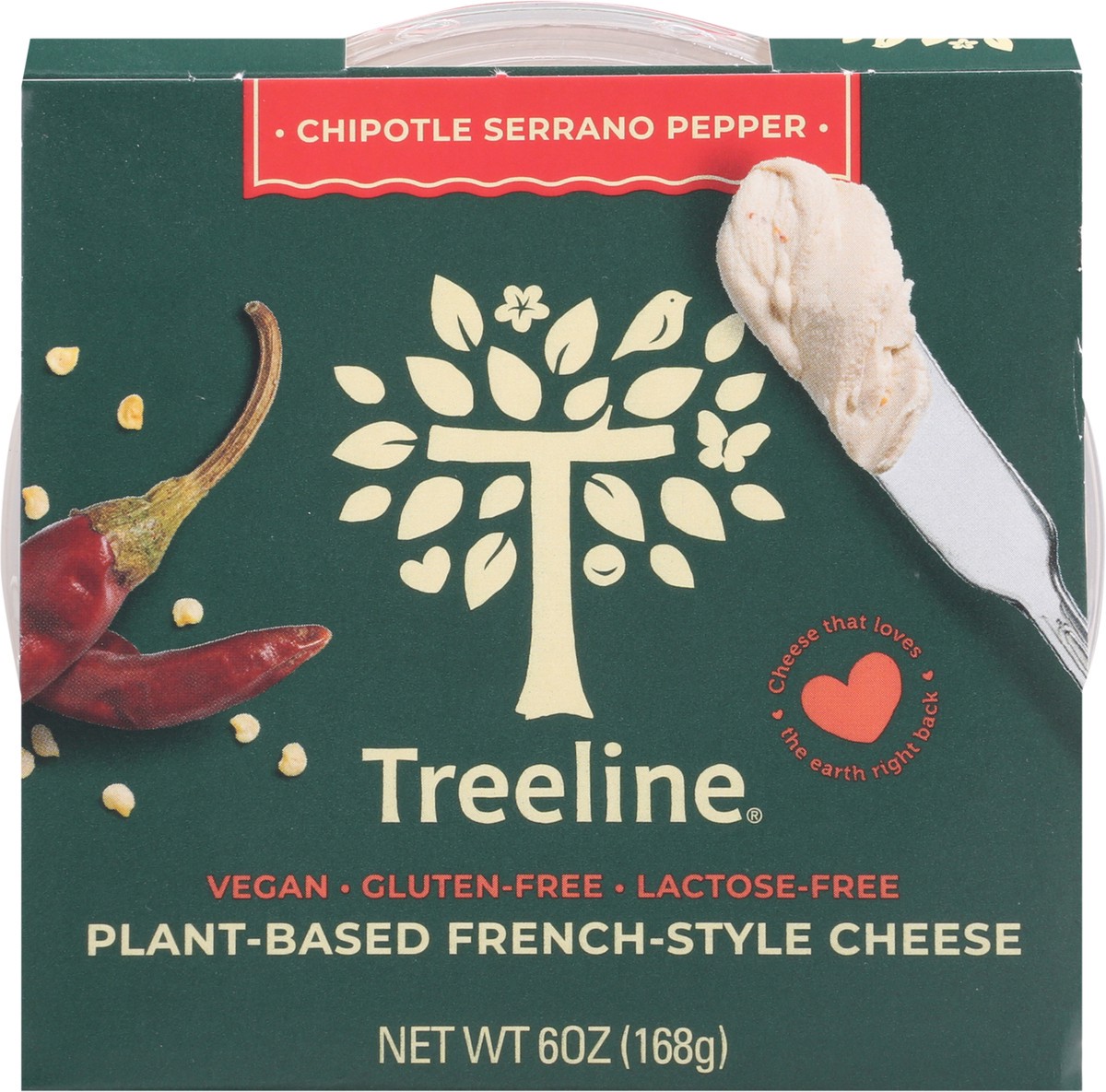 slide 3 of 14, Treeline Chipotle Serrano Pepper Cheese 6 oz, 6 oz