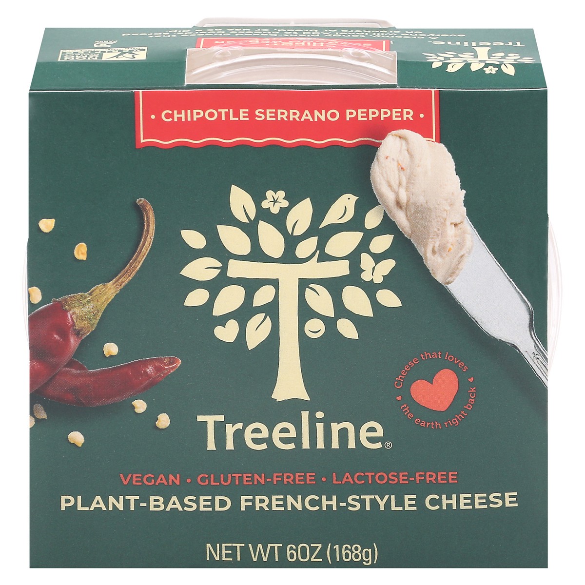 slide 1 of 14, Treeline Chipotle Serrano Pepper Cheese 6 oz, 6 oz