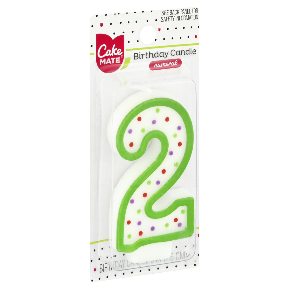 slide 2 of 9, Cake Mate Numeral 2 3 Inch Birthday Candle 1 ea, 1 ea