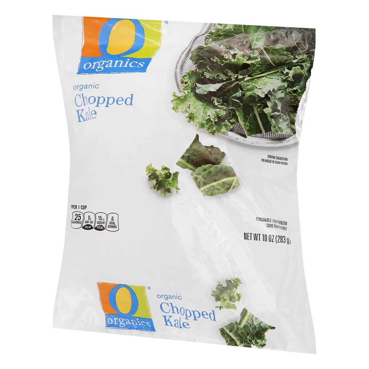 slide 3 of 9, O Organics Organic Chopped Kale, 10 oz