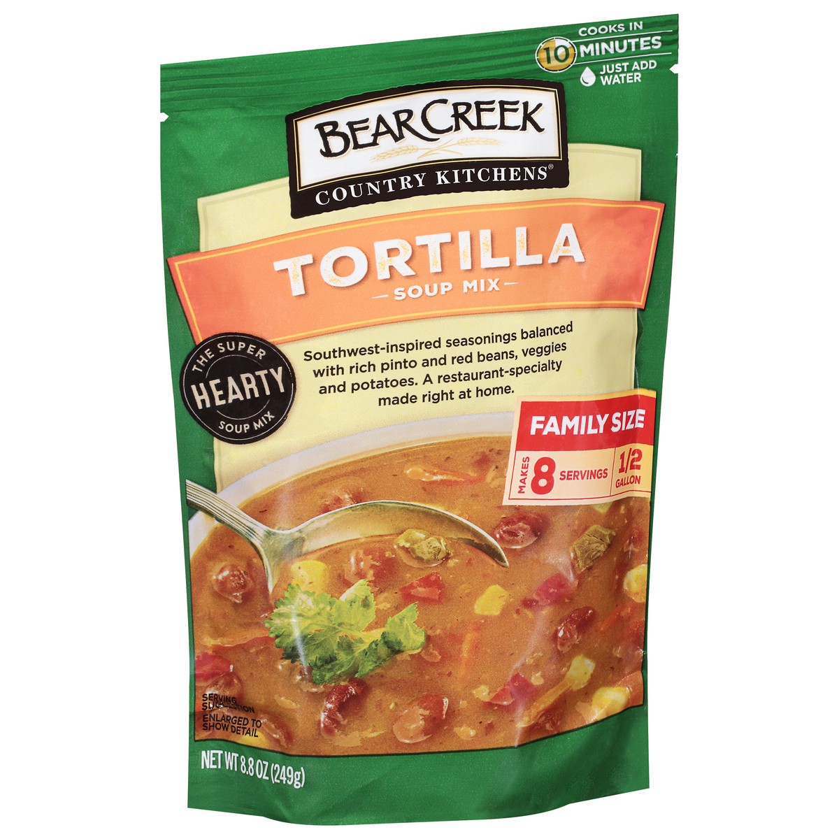 slide 5 of 9, Bear Creek Country Kitchens Tortilla Soup Mix Family Size 8.8 oz, 8.7 oz