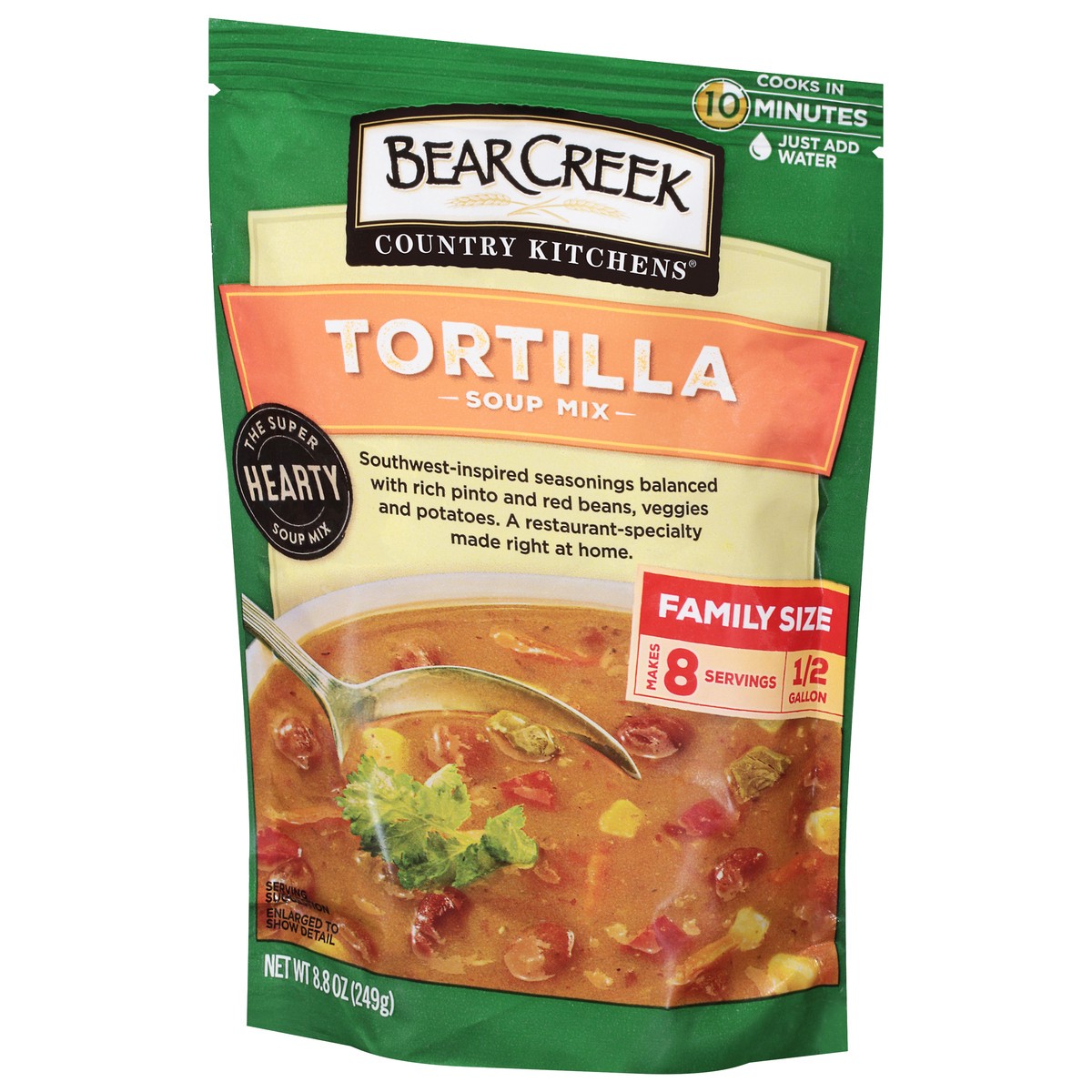 slide 7 of 9, Bear Creek Country Kitchens Tortilla Soup Mix Family Size 8.8 oz, 8.7 oz