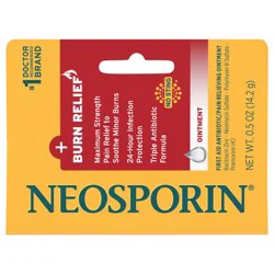 Neosporin + Burn Relief First-Aid Triple Antibiotic Ointment, .5 oz