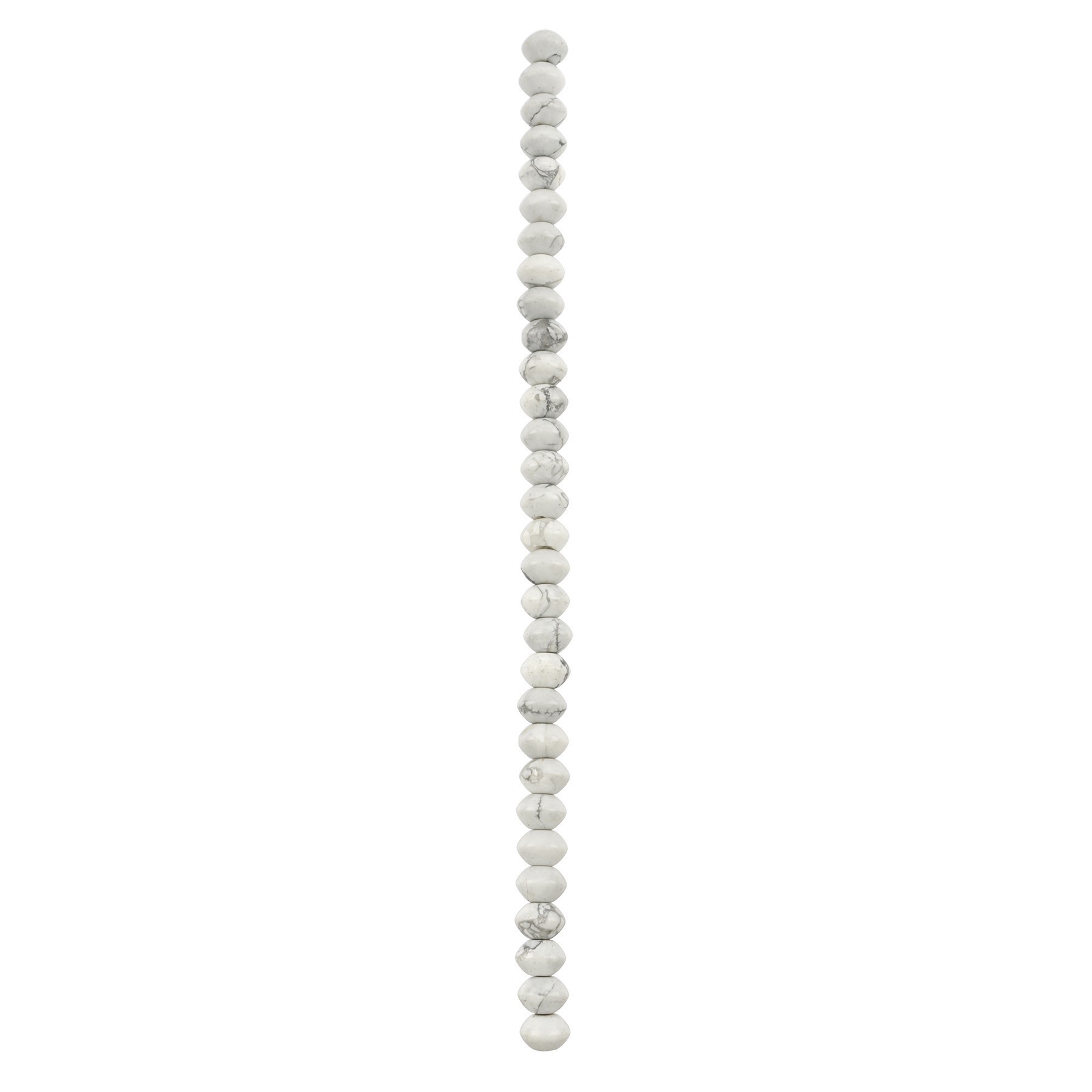 slide 2 of 3, White Howlite Bicone Beads, 8mm By Bead Landing, 8mm