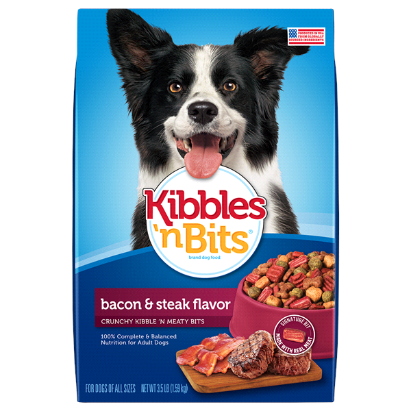 Kibbles 'n Bits Bacon Steak Flavor Dry Dog Food 3.5 lb | Shipt