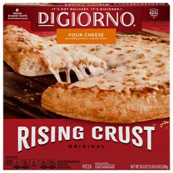 DiGiorno Frozen Pizza, Rising Crust Four Cheese Pizza, 24.6oz (Frozen)